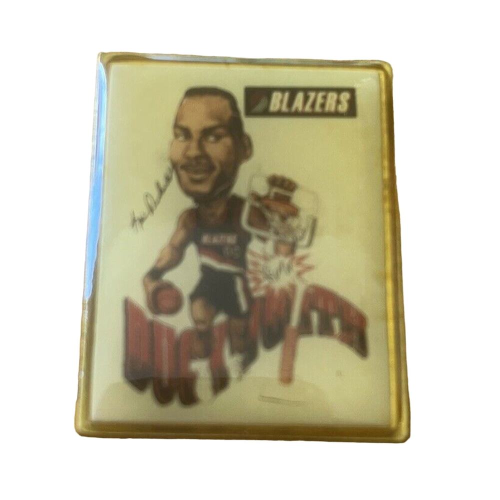 Kevin Duckworth 1990-1991 NBA Blazers Star Pin 91/92 Series A-49 Vintage